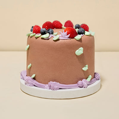 Gluten-Free Chocolate Triple Berry Cake