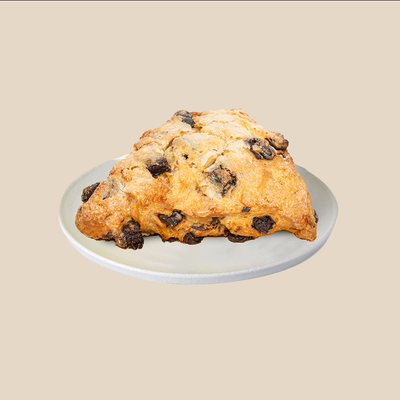 Chocolate Candied Orange Scone