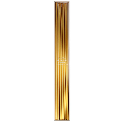 Gold Tall Tapered Candles