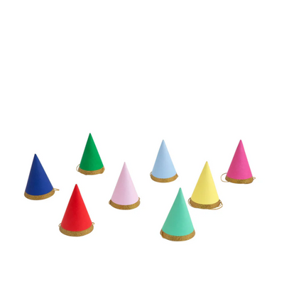 Multicolor Mini Party Hats