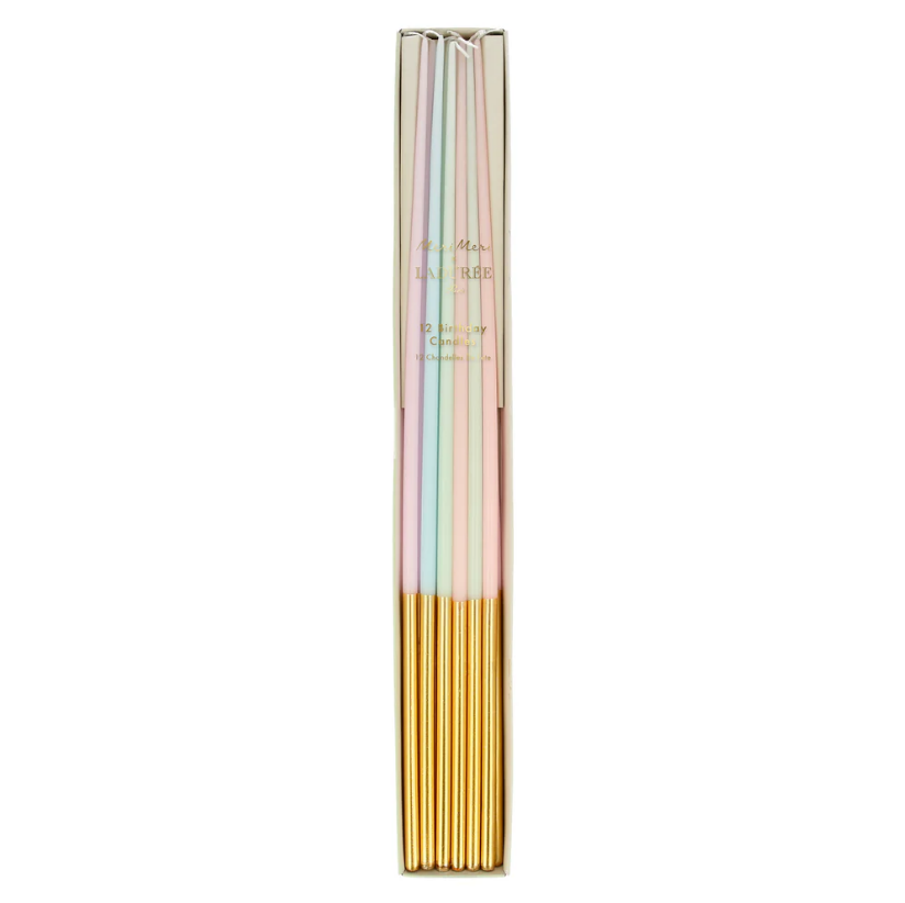 Ladurée Gold Dipped Tapered Candles