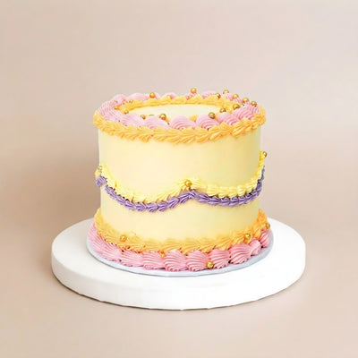 Vintage Easter Triple Berry Cake
