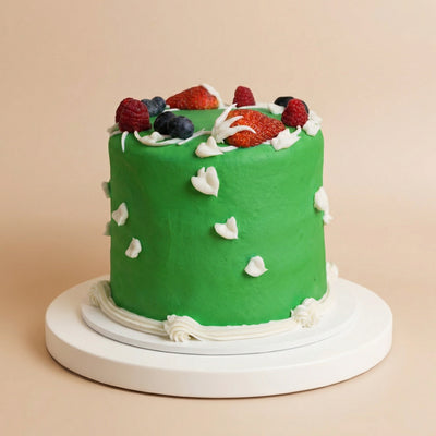 St. Patrick's Day Triple Berry Cake