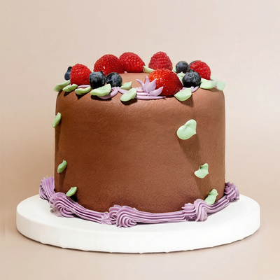 Gluten-Free Chocolate Triple Berry Cake