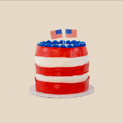 4th of July Triple Berry Cake